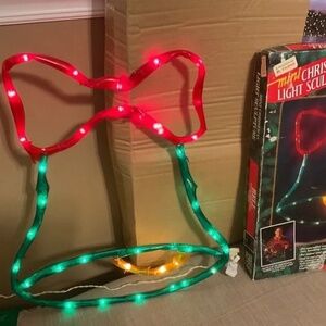 Vintage Mr.Christmas Large Bell Light Sculpture 20x24 FAST SHIP!!